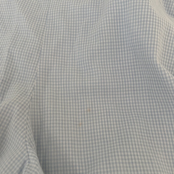 Apple smocked jon jon john john shortall in size 4t small lt blue gingham check - Picture 8 of 8